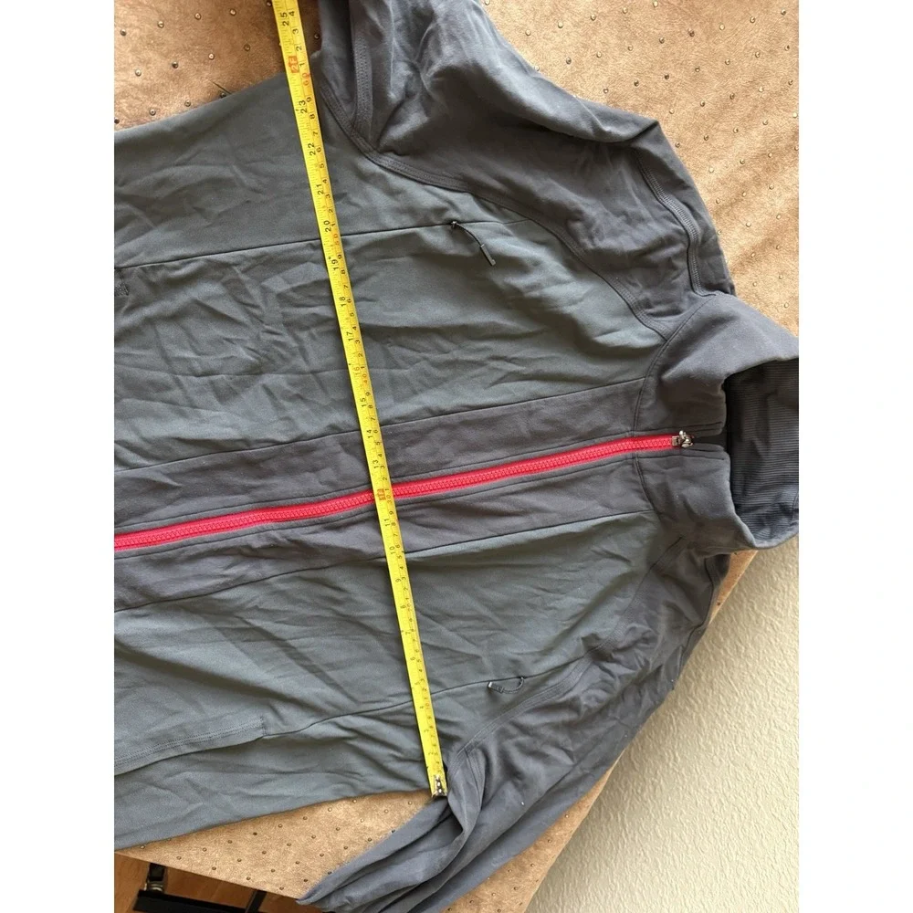 Lululemon Jacket Size XL Gray Full Zip Stretch - Picture 8 of 10